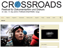 Tablet Screenshot of crossroads-festival.org